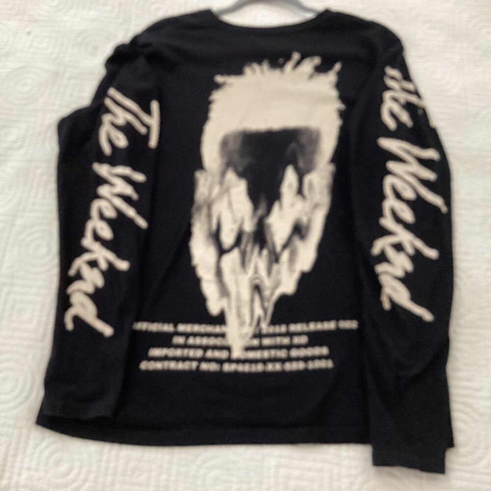 The Weekend XO Face Melt Shirt 2018 Men's Size Medium  RARE Band The Weekend